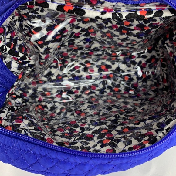 Vera Bradley Iconic Medium Cosmetic Gage Blue - Picture 5 of 8